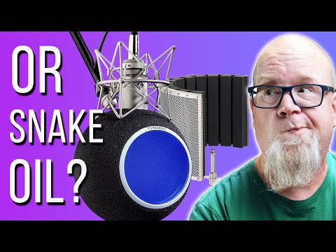 Professional Microphone Isolation Shield with Pop Filter,Reflection Filter for Recording Studios, Sound-absorbing Foam for Noise and Reflection Reduction for Recording,Singing,Podcasts,live stream video review thumbnail