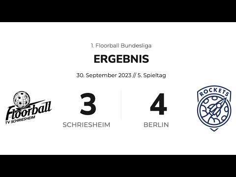 Floorball Schriesheim vs Berlin Rockets | 3:4 | Highlightvideo 23/24