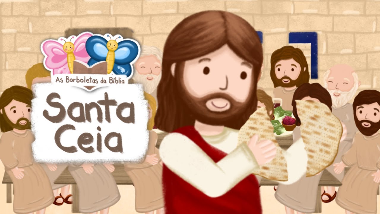 PÁSCOA: A SANTA CEIA · PÃO E VINHO · DESENHO BÍBLICO INFANTIL KIDS · HISTÓRIA INFANTIL CRIANÇAS