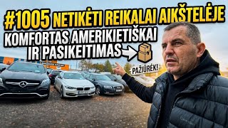 #1005 Netikėti reikalai aikštelėje.Komfortas amerikietiškai ir pasikeitimas