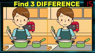 #33 [Part 2] FIND 3 DIFFERENCE 🤔  (BRAIN CHALLENGES ) #new #quiz