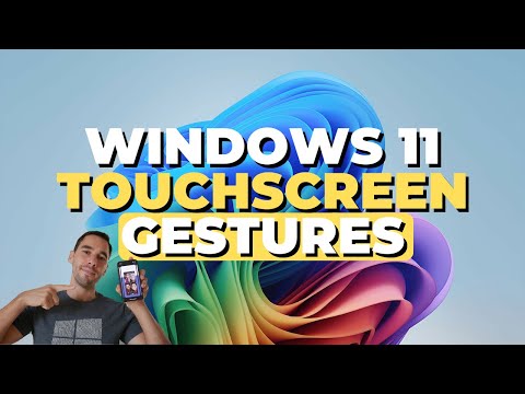 Windows 11 Touchscreen Gestures (2025)