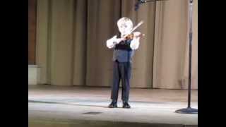 Nicholas On Violin: Hungarian Dance No. 5 by Johannes Brahms
