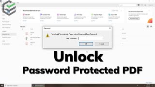 Forgot PDF Password? How to Unlock Password Protected PDF✔ Unlock PDF without Password✔