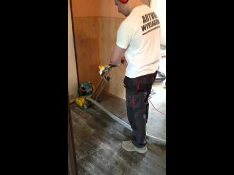 Bezpyłowe usuwanie subitu frezarką do betonu_ARTVOL Artur Dziewit