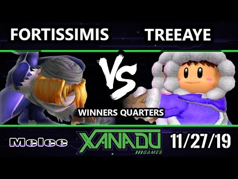 S@X 330 SSBM - fortissimis (Sheik) Vs. Treeaye (Ice Climbers) Smash Melee Winners Quarters