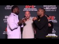 UFC 187 Anthony Johnson Vs Daniel Cormier Staredown