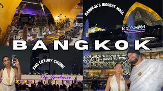 Exploring Bangkok’s ICONSIAM Mall + LUXURY Birthday Dinner Cruise! Thailand Day 1 | VLOG