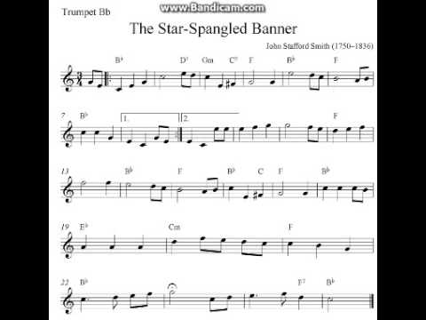 The Star-Spangled Banner (Trumpet Sheet Music)