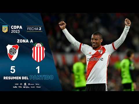 #CopaDeLaLiga 2023 | Fecha 2 | resumen de River - Barracas Central