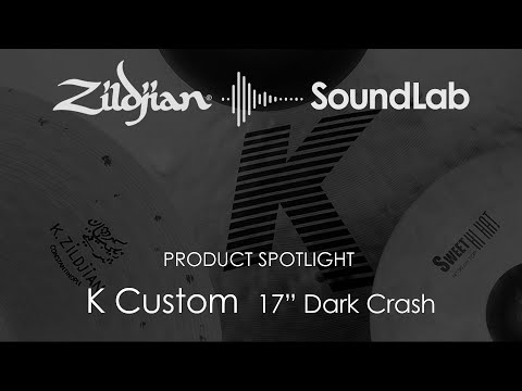 Zildjian K0952 17" K Custom Dark Crash Cymbal w/ Video Link image 2