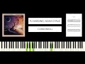 PJ Harding, Noah Cyrus - Cannonball (BEST PIANO TUTORIAL & COVER)