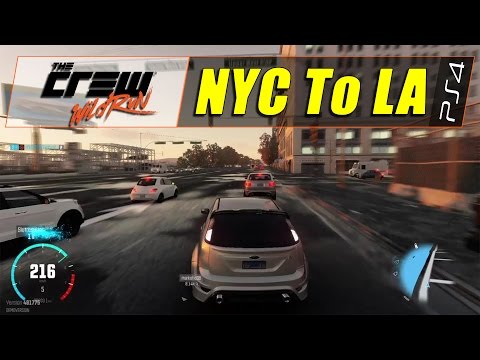 The Crew Wild Run (PS4) - New York City To Los Angeles - Gameplay #2 (720p) HD