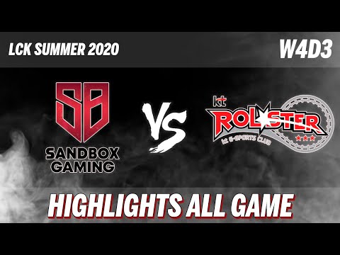 HIGHLIGHT ALL GAME | KT vs SB | LCK MÙA HÈ 2020 | W4D3
