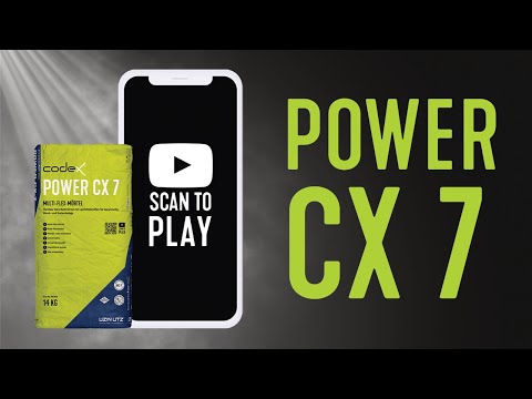 SCAN TO PLAY – Der Multi-Flex-Mörtel codex Power CX7