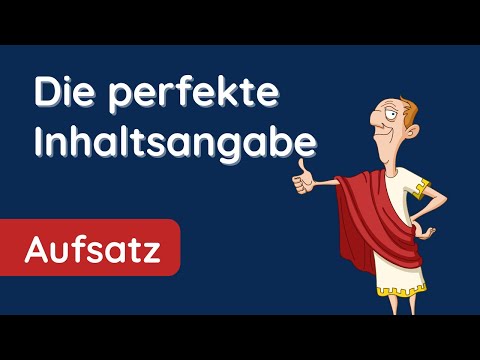 Inhaltsangabe ✅ Wie du eine super Note für deine Arbeit bekommst!