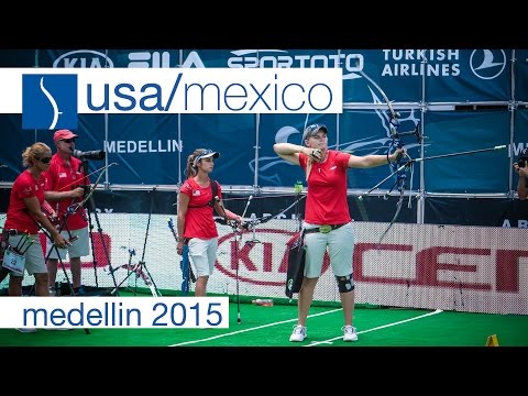 Mexico v USA – Recurve Women's Team Bronze Final | Medellin 2015
