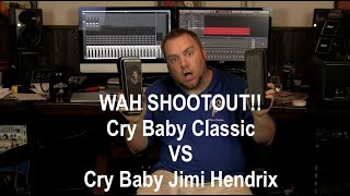 Video thumbnail for Wah Shootout!! Cry Baby Classic VS Cry Baby Jimi Hendrix (Clean/Dirty) by Cryptic Mask Guitar