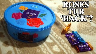 Cadbury Roses Christmas Tub "Hack" ??