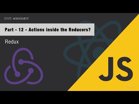 Redux for Beginners easy way - Part - 12 - How to handle action inside reducer? #jsuniv