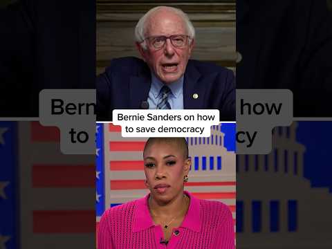 Bernie Sanders on how to save democracy