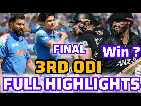 India vs New Zealand 3rd ODI Highlights 2026 | IND vs NZ Full Match Highlights | Hindi Commentary 