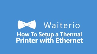 How To Setup A Thermal Printer With Ethernet Cable