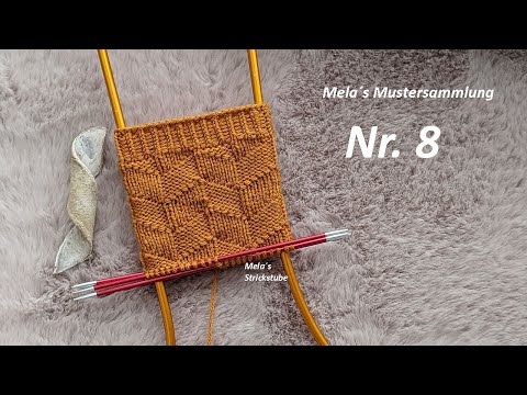 Sock pattern no. 8 - knitting pattern in the round / right/left pattern / knitting sock pattern