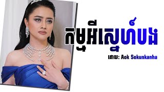 កម្មអីស្នេហ៍បង​ Lyrics ឱក សុគន្ធកញ្ញា Aok Sokunkanha LOOP lyrics