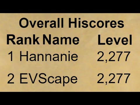 They said I would never be Rank 1. I didn't ask. (a RuneScape Movie)