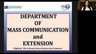 An Introduction to the Department of Mass Communication and Extension