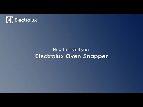 How to install your Electrolux Oven Snapper