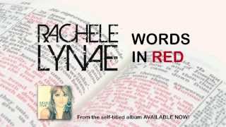 Rachele Lynae | Words In Red | Lyric Video