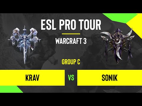 WC3 - KraV vs. Sonik - DreamHack Warcraft 3 Open: Fall 2020 - Group C - EU