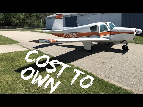 How Much It Costs To Own An Airplane | My Exact Numbers | Mooney M20C