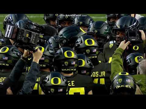 Pac 12 on ESPN "Oregon vs. Utah" cold open December 6, 2019