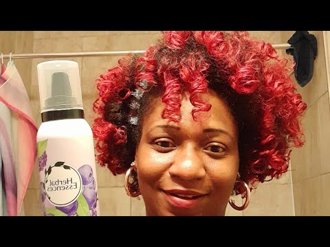 Herbal Essences CURL Boosting Mousse Twist out Perm...