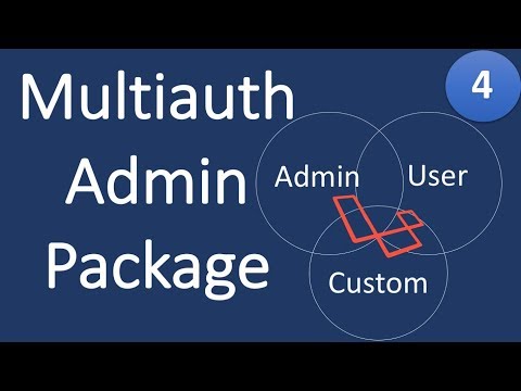Laravel Multiauth Admin Package | The Access Level or Permissions 4