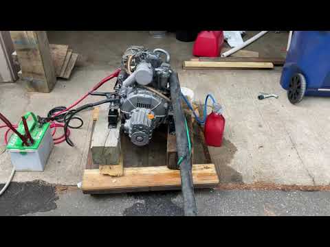 Yanmar 1GM running