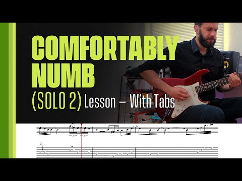 Comfortably Numb Solo 2 - Lesson - With Tabs