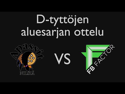 D-tyttöjen aluesarja Kontiolahti Apassit -FB Factor Arctic