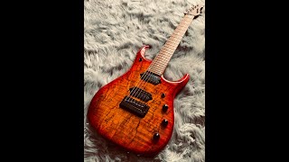 Video thumbnail for Ernie Ball Music Man JP15-7 (Blood orange burst) unboxing by Raul Torres