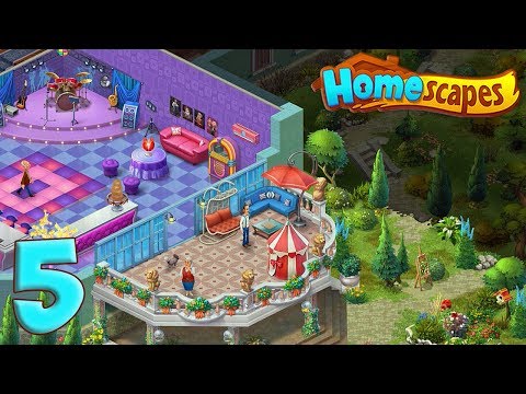 Homescapes Gameplay Story Party Room Day 5 / Комната для Вечеринок день 5