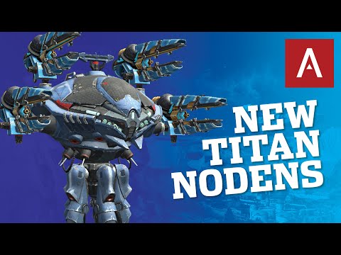 Testing The New Titan NODENS (Hovering Support Fortress) | War Robots Test Server Gameplay WR
