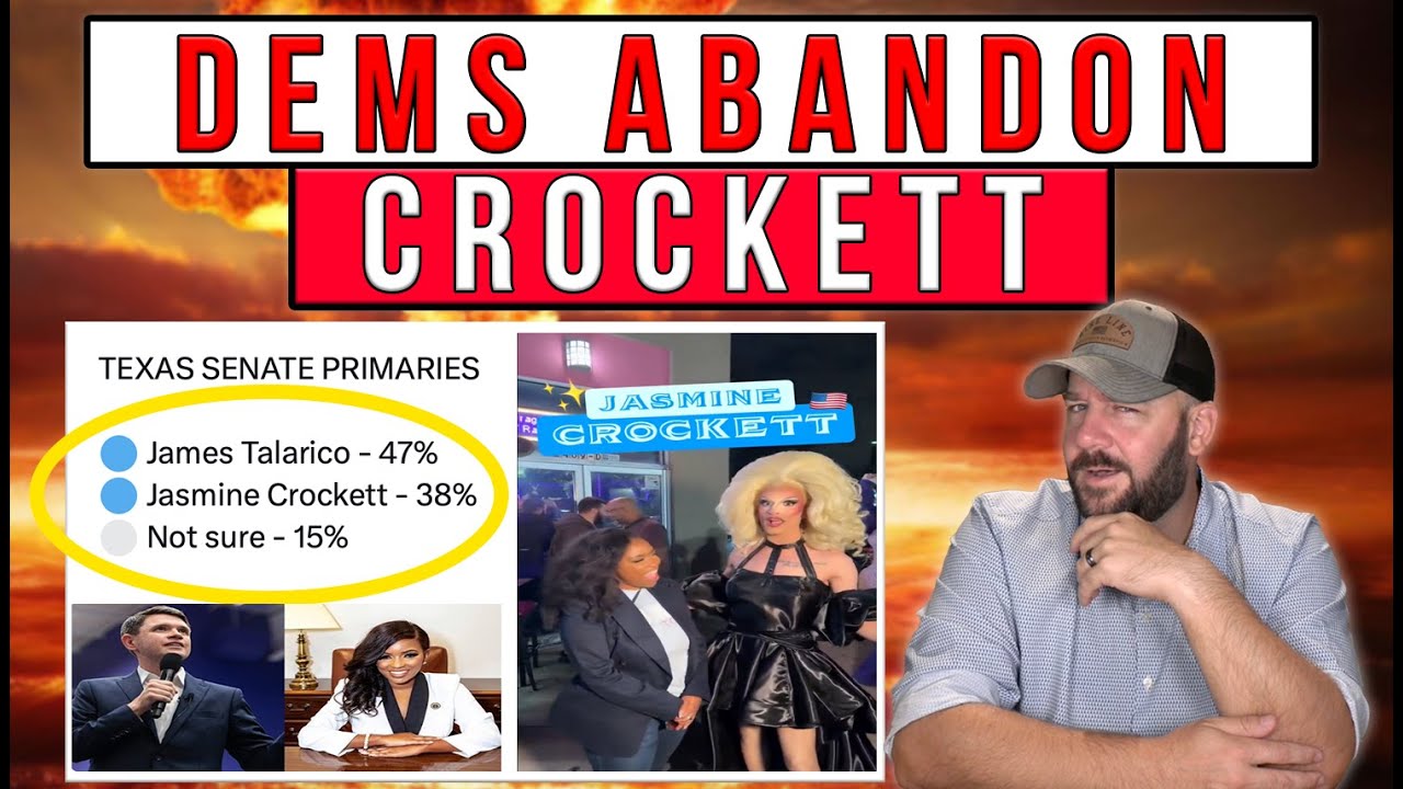CROCKETT IS TOAST... Drag Queens, Corporate Money & She's Losing... Dems Have Abandoned Jasmine