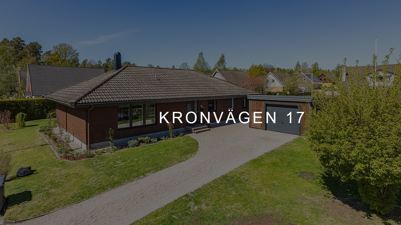 4 rum Villa på Kronvägen 17 Hovmantorp Lessebo kommun - video