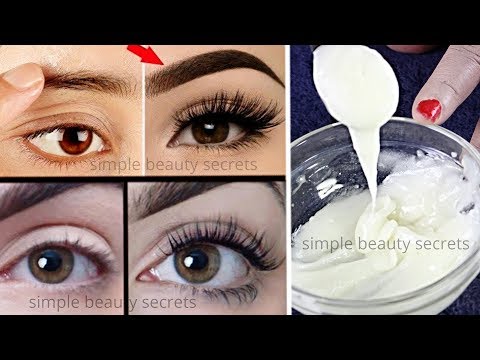 Homemade Gel To Grow Thicker Eyebrows & EyeLashes in Just 3 Days - Guaranteed Results 100% Effective Video