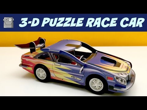 TOY RACE CAR 3-D Puzzle Video