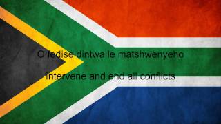 South Africa National Anthem English lyrics