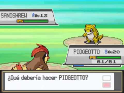 Pokemon Oro Heart Gold Parte 10- Medalla Planicie- Ruta 35